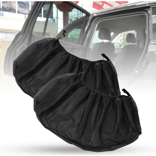 1 Pair Universal Windscreen Curtains Removable Sunshades Custom Magnetic Meshes Rear Side Window Net Darkening Cover