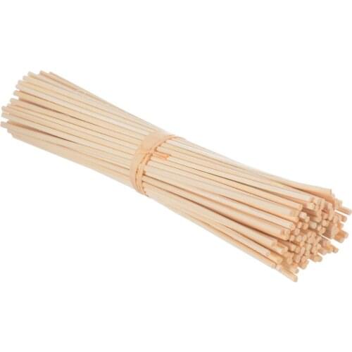 30pcs/100pcs Natural Reed Rattan Sticks Home Fragrance Oil Diffuser Aroma Rattan Sticks for Home Party Decor White