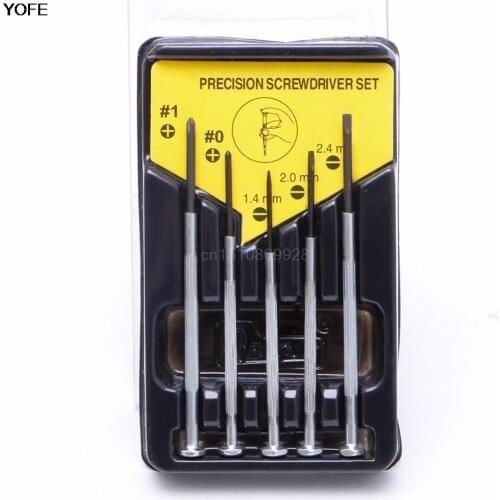5Pcs/Set Precision Screwdriver Micro Jewelers Mini Watchmakers Tools