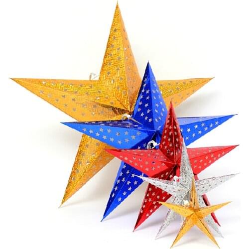 60cm Christmas Star Xmas Creative Cute Christmas Tree Home Indoor Ornaments Best Gifts