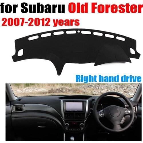 Car dashboard covers for Subaru old Forester 2007-2012 years Right hand drive dashmat pad dash cover auto dashboard accessories