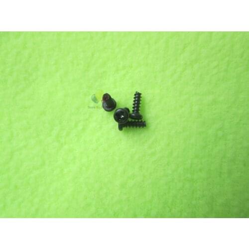 10 x Black Round Head Screw Alloy Cross Bolts For Sony Playstation 2 3 Repair Kit Philips Head Screws For PS2 PS3