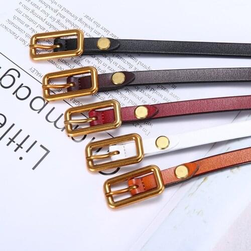 CKobj Ladies Belt Ladies High Quality Business Leather Cowhide Belt Ladies Luxury Pin Buckle Vintage Jeans Free Shipping