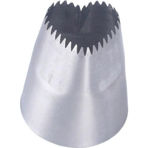 Heart-shape Icing Piping Nozzles Stainless Steel DIY Cream Cupcake Pastry Tips Nozzle Kitchen Bakery Cake Decoration Tool