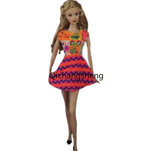 Colorful Princess Dress 1/6 BJD Doll Clothes for Barbie Clothes Outfits Party Gown Dancing Costume 11.5" Dollhouse Accessory Toy