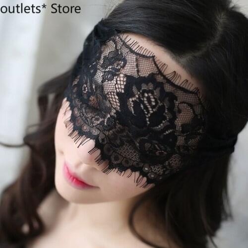 Couple Face Mask Flirt Eye Mask Masquerade Party Mask Sexy Lace Black Hollow Face Mask