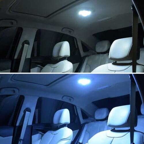 Rechargeable USB Ambient Lamp Car Interior Reading Light Trunk Light, Voice Control Night Light Decorative Lights For Car Home