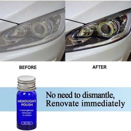 10ml Headlight Polisher For Car Evaporator Liquid Polishing Auto Headlight Restoration Kit Car Headlights Polishing Car Polish
