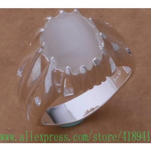 Silver Plated ring, Silver Plated fashion jewelry, milky stone/smart /encaneja boeakfla AR459