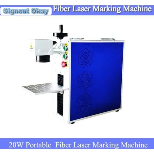 Russia no tax!!! portable mini fiber laser marking machine metal laser engraving machine with Maxphotonics laser source
