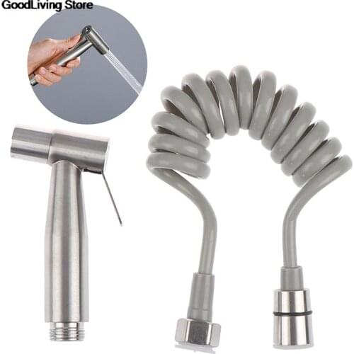 1pcs Stainless Steel Toilet Hand Held Bidet Faucet Sprayer Bidet Set Sprayer Gun Toilet Spray For Bathroom Sprayer Shower Head