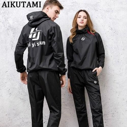 Sportswear Tracksuit Sweat Lose Weight Jogging Suits for Men and Women Running Sets Gym Wear Sport Suit Training Workout Clothes