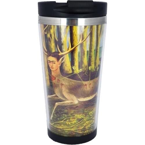 Catharsis Injured Deer Printed Thermos Cup