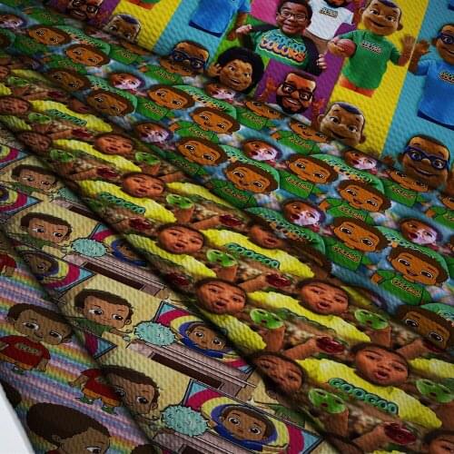 Bullet Texture Liverpool Fabric 50cm*140cm Printed For Dress Stretch Fabric Knit Fabric For Hair Band Craft Supplies L10033