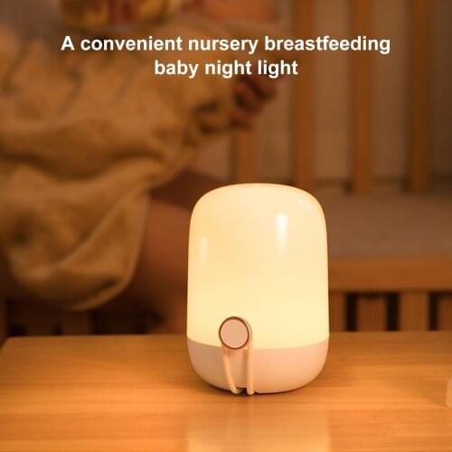 USB Rechargeable LED Night Light Colorful Light-ing Warm White &RGB Night Lamp Dimmable Portable Hanging LED Lantern Living Room