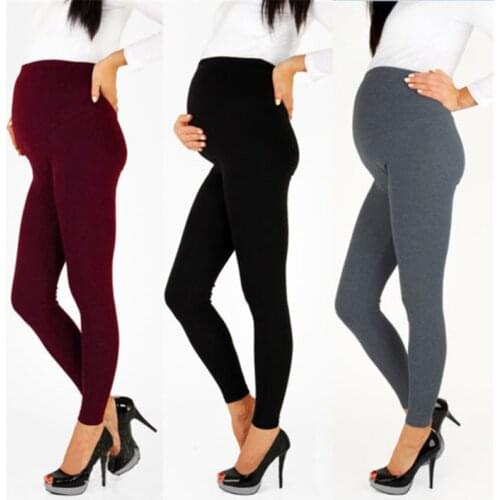 Womens Pregnant Warm Pants Maternity Stretchy Slim High Waist Skinny Trousers Pregnancy Pants Fashion High Quality Women Pants