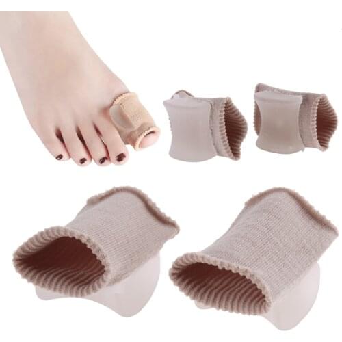 1 Pair Big Toe Separator Bone Thumb Straightener Bunion Stretchers Protector Hallux Valgus Corrector Massager Foot Care Tools
