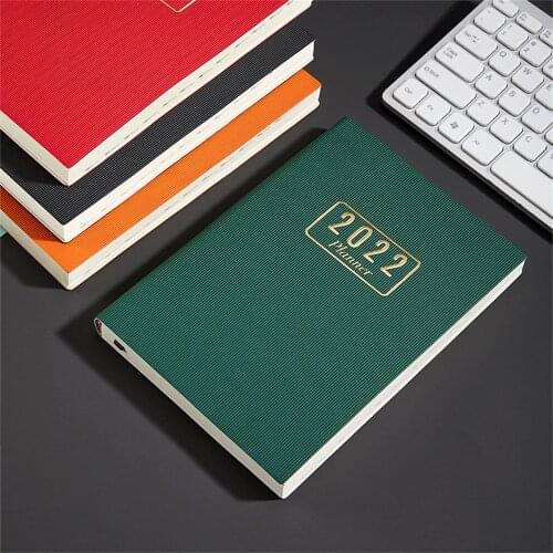 2022 Efficiency Manual English Version Schedule Book 365 Time Management Work Plan Notebook Journal Planner Reminder Timetable