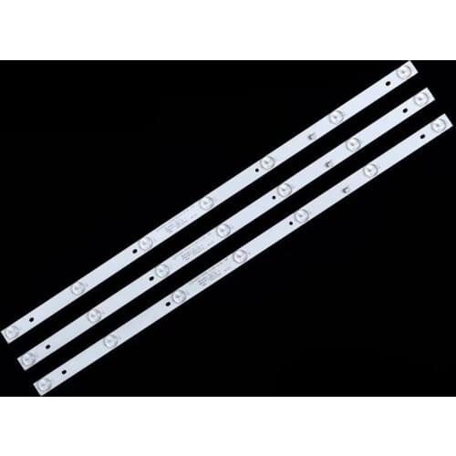 3pcs x 32 inch LED Backlight Strips INSIGNIA ShineON 2D02296 REV.E for TV NS-32D310NA17 59.8cm