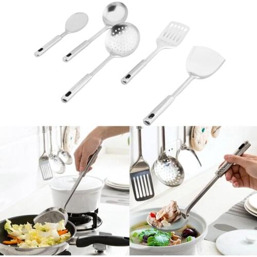 5pcs/Set Kitchen Tool Set Gadgets Cookware with Hanging Hole Space