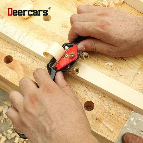 9 Inch Hand Bird Planers Steel Spoke Shavel Carpenter Woodwork DIY Planing Tool Depth Adjustable