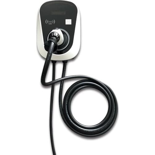 Duosida 32A Car charging station 7.4KW with SAE J1772 Type or IEC 62196-2 Type 2 plug EVSE Electric Vehicle Home station