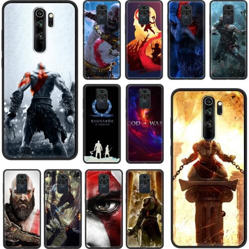 For Xiaomi Redmi Note 9S 9 Pro Case Soft Phone Cover 8 8T 10 7 9C 9A 9T 8A K40 Shockproof 6 6A Funda Game God Of War Coque Capa
