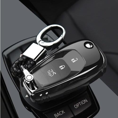 Car key case cover For Chevrolet Cruze Aveo 2016 2017 2018 2019 Flip Key Fob Shell Skin Holder with key chain