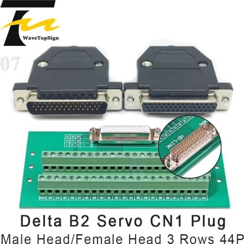 Delta B2 ASDBCNDS0044 Servo Driver signal CN1 Connector I/O 44 Pin Plug DB44 sold DB44 solder-free adapter board