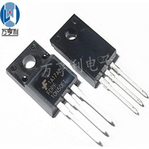 FDPF10N50FT TO-220F 10A 500V New and Original 10pcs/Lot
