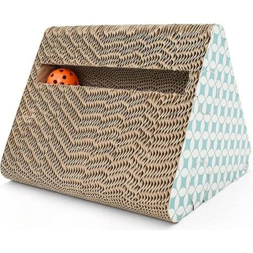 Corrugated Fun Bell Ball Cat Scratcher,Cat Toys, Pet Claw Grinder, Cat Supplies