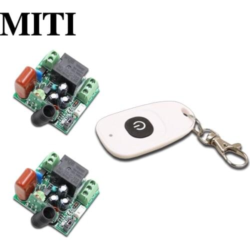 Good Design Mini Sizes AC220V RF Wireless Remote Control Switch System Relay 2Receiver+ 1Waterproof Transmitter 315/433mhz