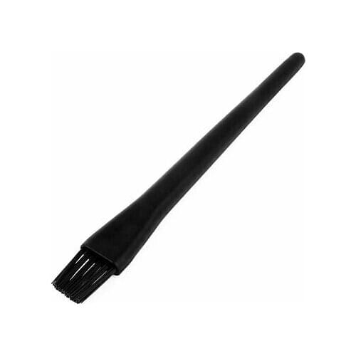 Computer Vents Plastic Anti Static ESD Dust Straight Handle Brush Black
