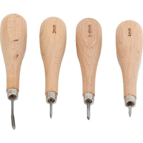 New Leather Craft Elm Diamond Cone Household Leather DIY Tools Leather Sewing Tools Handmade Accessories