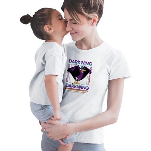 Disney Fashion Summer New Family Look Outfits Outdoor Round Neck Short Sleeve Adult Unisex Top Clothes Comfortable Four Seasons