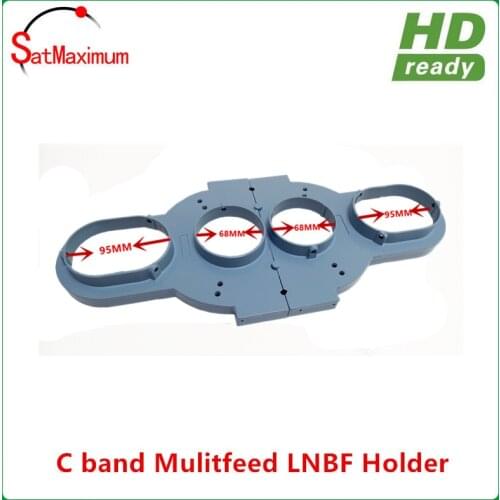 Free shipping Multi Feed C Band LNB Bracket Holder Mount hold up to 4pcs C Band LNB