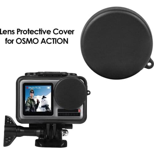 Soft Action Camera Lens Cap Outdoor Sightseeing Protection Cover Plastic Dustproof Hood Cover Accessories for DJI OSMO ACTION