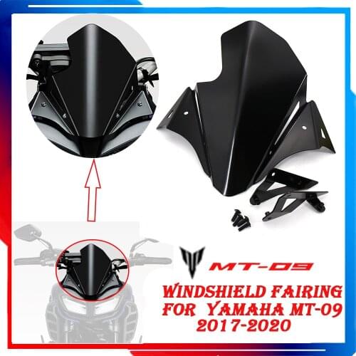 The New Model Is Suitable For Yamaha Motorcycle MT09 Front Windshield Windshield Deflector 2017 2018 2019 2020 Accessories