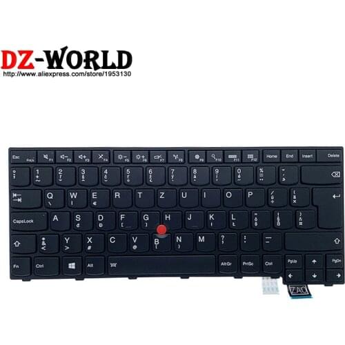 New Original Slovakian Backlit Keyboard for Lenovo Thinkpad 13 2nd Gen 2 S2 T460S T470S Laptop 01YT166 00PA558 01YR112 00PA476