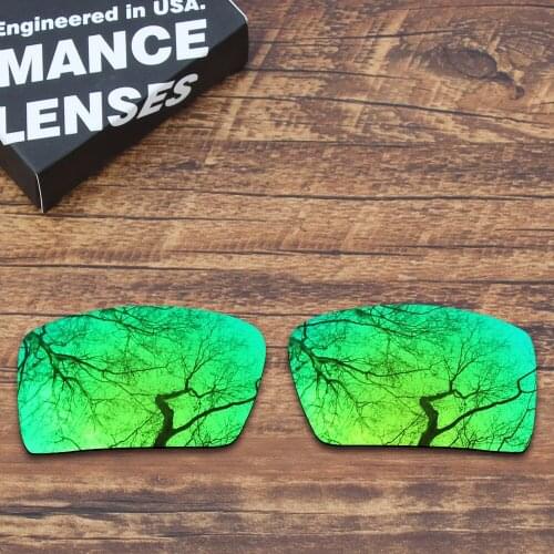 ToughAsNails Polarized Replacement Lenses for Oakley Eyepatch 2 Sunglasses Green Mirrored (Lens Only)