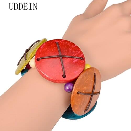 UDDEIN one direction strand bracelets for women vintage party jewelry wholesale bridal accessories handmade wood Charms Bracelet