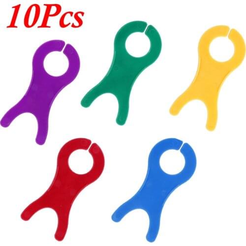 10x Plastic Large Yarn Bobbins Spool Thread Knitting Sewing Crochet Weave Winder Kit For Shuttle Yarn Wool Cross-stitch Thread