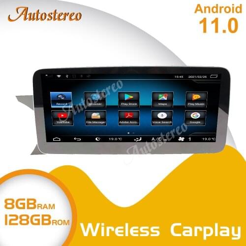 12.5 Android 10 8GB+128G For Mercedes-Benz C63 W204 C180 C200 C260 2011-14 Car GPS Nevigation Multimedia Player Radio Head Unit