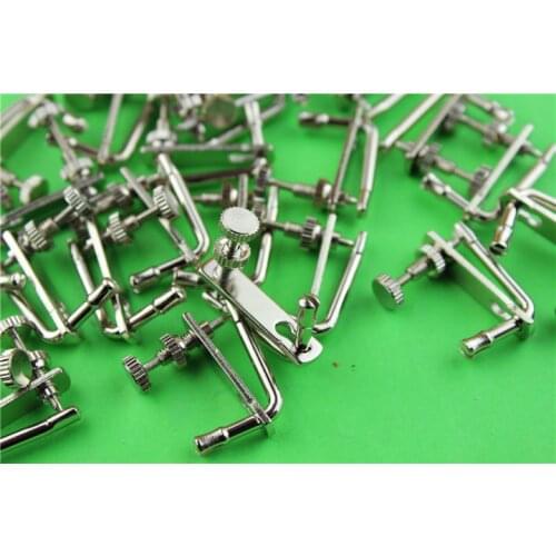 20pcs 4/4 violin white nickel plated string fine tuners, Violin Accessories