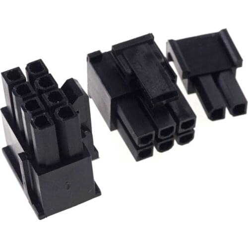 4.20 mm 6+2 PIN 8 Position Male Housing for PC computer ATX graphics card GPU PCI-E PCIe Power Connector Shell Sliding Rail 5557