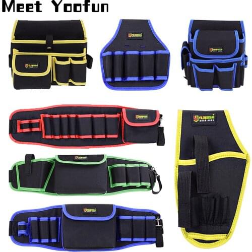 Multifunction Tool Bag Oxford Cloth Folding Wrench Roll up Storage Bags Pocket Tools Pouch Portable Case Organizer Holder