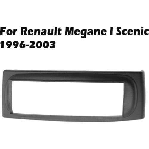 1Din Car Radio Fascia for 1996-2003 RENAULT SCENIC Megane Frame 1 din Stereo Trim Installation Kit CD GPS DVD Stereo Panel Dash