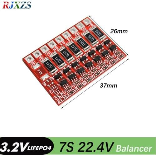 7S 3.6v 22.4v lifepo4 balancer board lifepo4 balncing full charge battery balance board