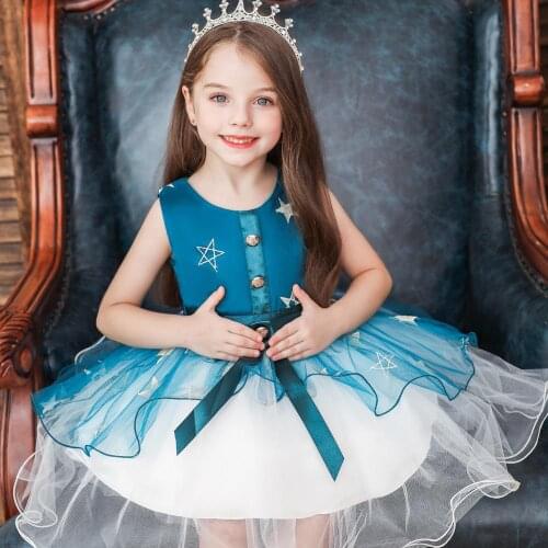 Perfect Star Witch Christmas Flower Girl Dresses Halloween Ball Gown Kids Flowers Flowers Holy Communion Dresses Vestidos for Gi
