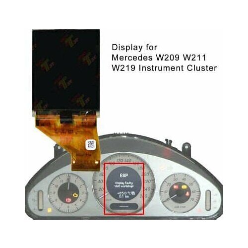 For Mercedes MB E-Class E320 E350 E500 E55 E63 W209 W211 W219 Tacho Kombiinstrument Display instrument cluster LCD
